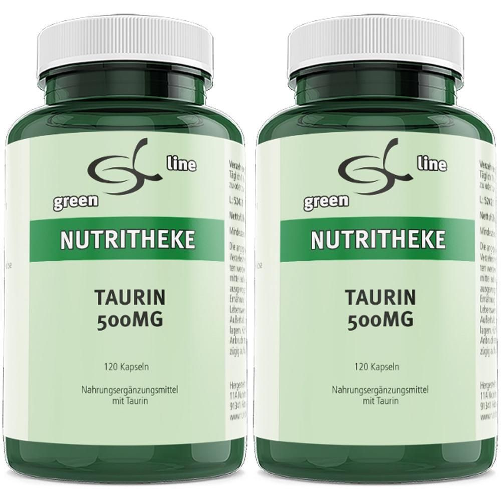 Taurin 500 mg Kapseln 2x 2x120 St