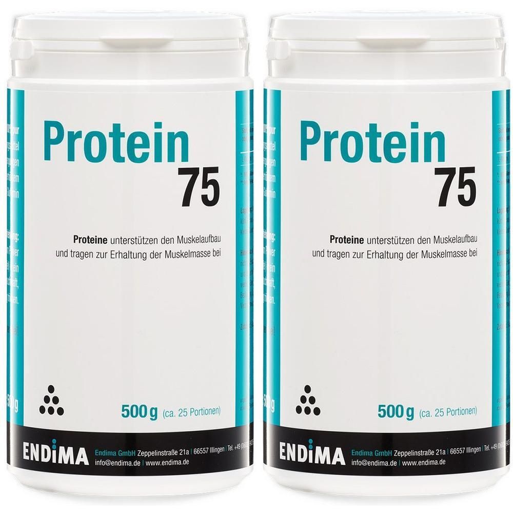 Protein 75 neutral Pulver 2x 2x500 g