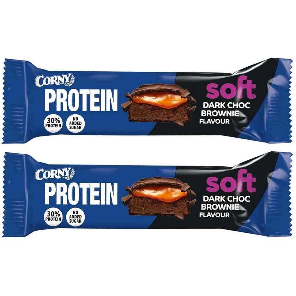 Corny Soft Protein Dark Chocolate Brownie 45g 2x 2x45 g