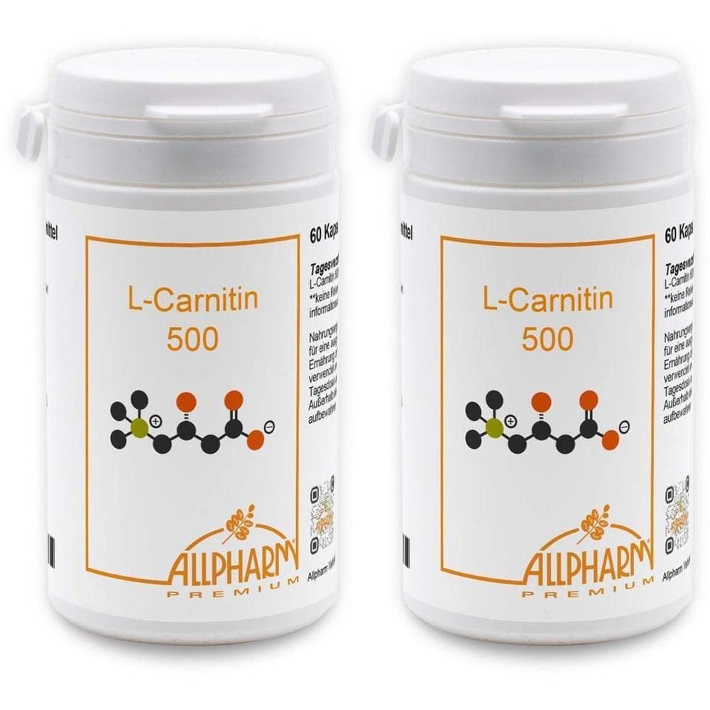 L-Carnitin 500 mg Kapseln 2x 2x60 St