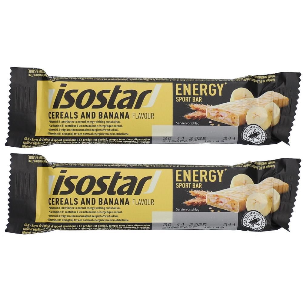 Isostar High Energy Bar Banana 2x 2x40 g
