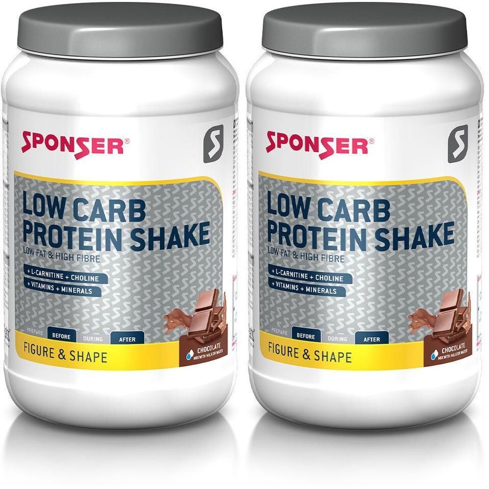 Sponser Protein Shake L-C Chocolate 2x 2x500 g Pulver