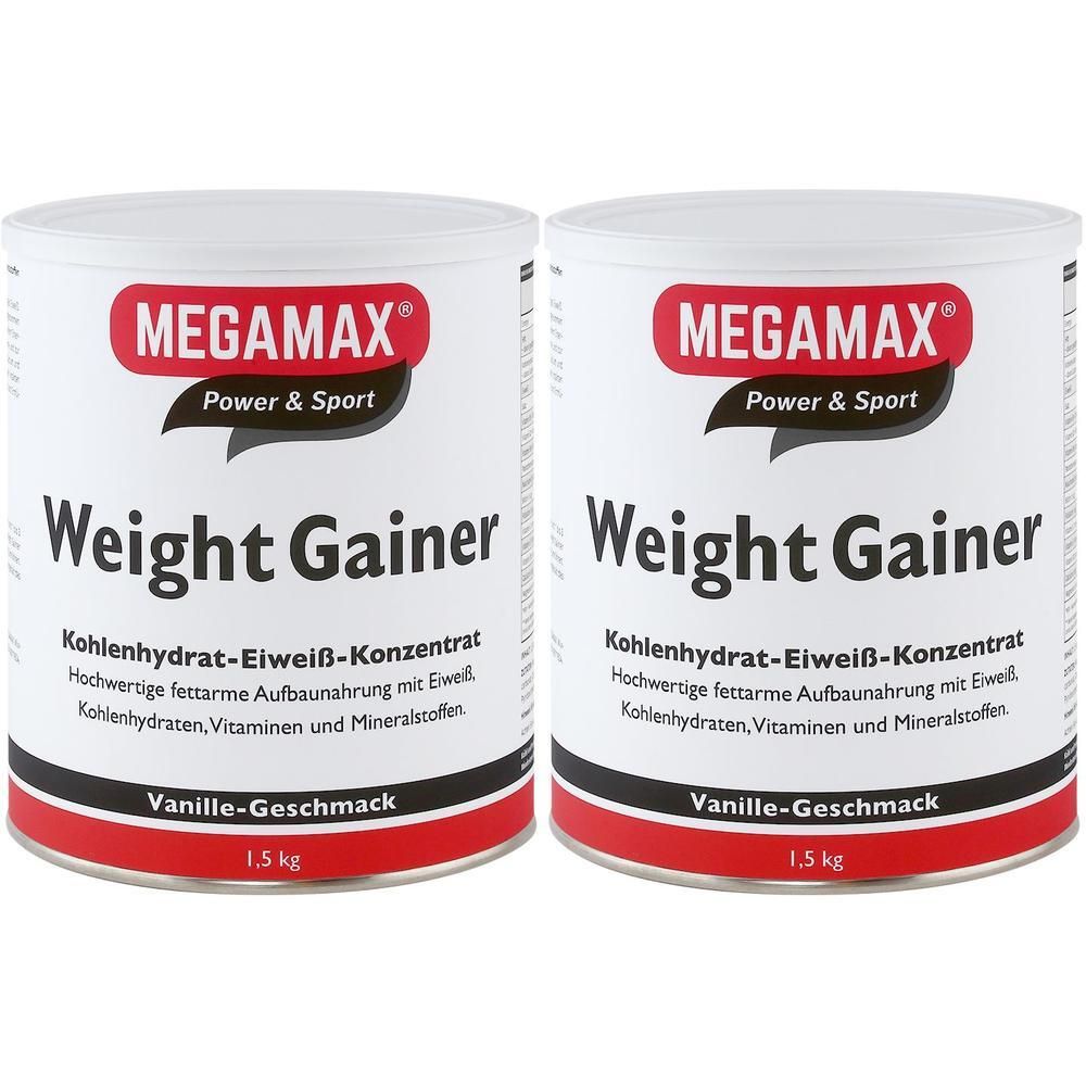 Weight Gainer Megamax Vanille Pulver 2x 2x1500 g