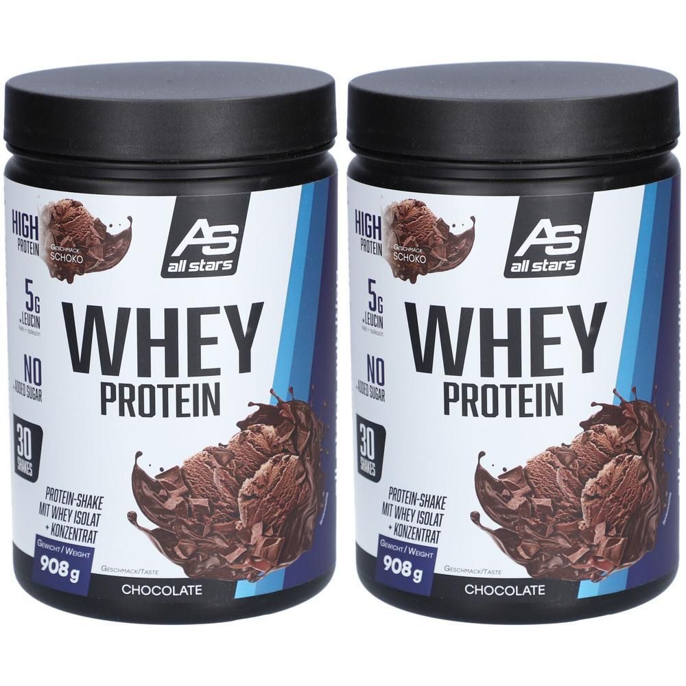 Whey Protein, Chocolate, 908g 2x 2x908 g Pulver