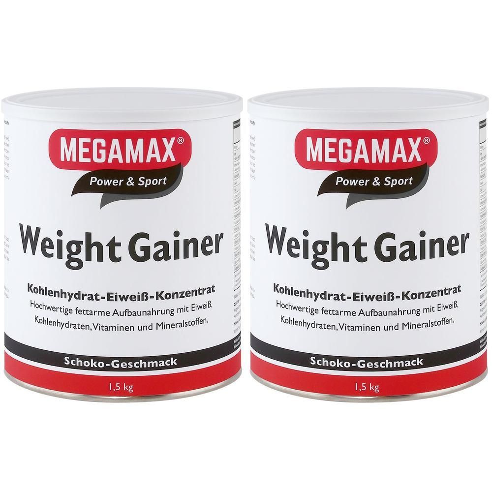 Weight Gainer Megamax Schoko Pulver 2x 2x1500 g