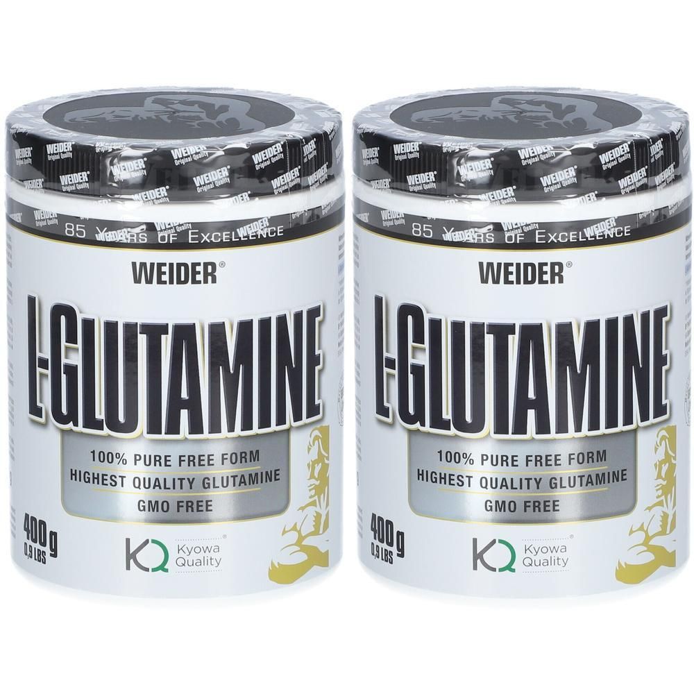 Weider L-Glutamine, Pulver 2x 2x400 g