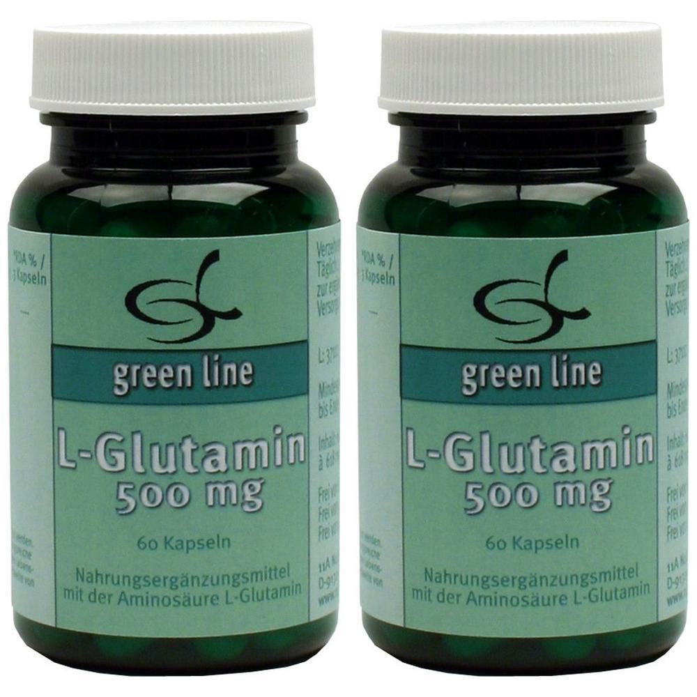 L-Glutamin 500 mg Kapseln 2x 2x60 St