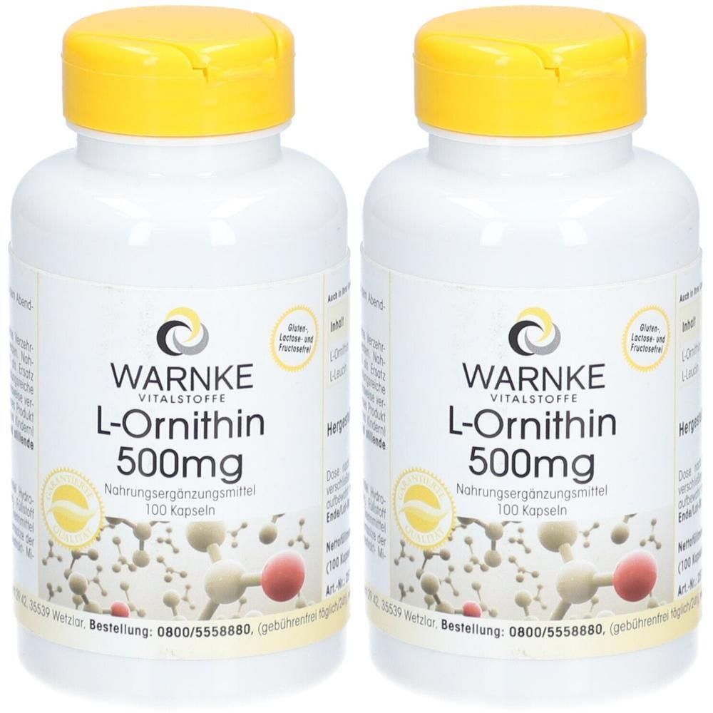 L-Ornithin 500 mg Kapseln 2x 2x100 St