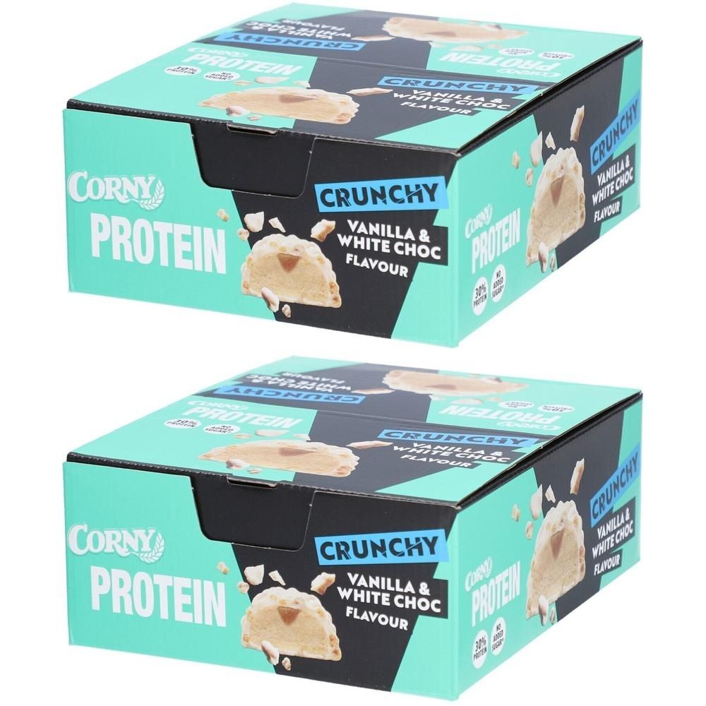 Corny Crunchy Vanilla & White Choc 12x45g 2x 2x12x45 g