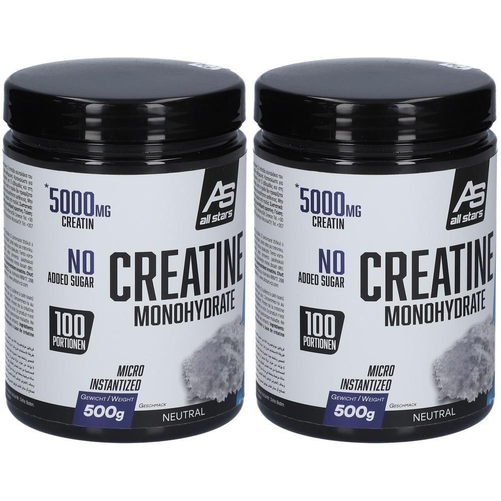 All Stars Creatin Powder 2x 2x500 g Pulver