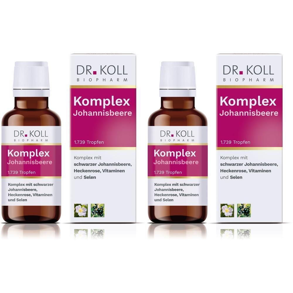Komplex Johannisbeere Dr.Koll Gemmo Heckenrose Tro 2x 2x50 ml Tropfen