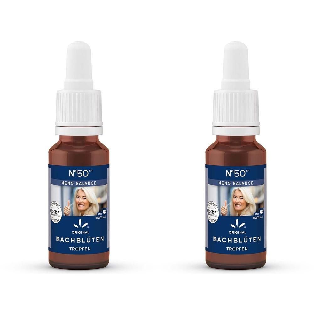 Bachblüten Nr.50 Meno Tropfen 2x 2x20 ml zum Einnehmen