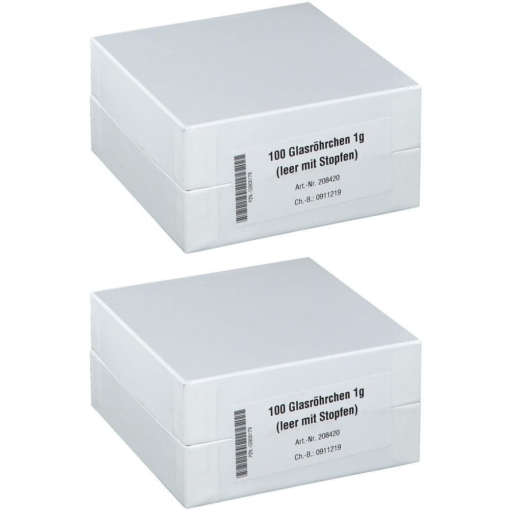 Glasröhrchen f.Taschenapotheke 2x 2x100 St