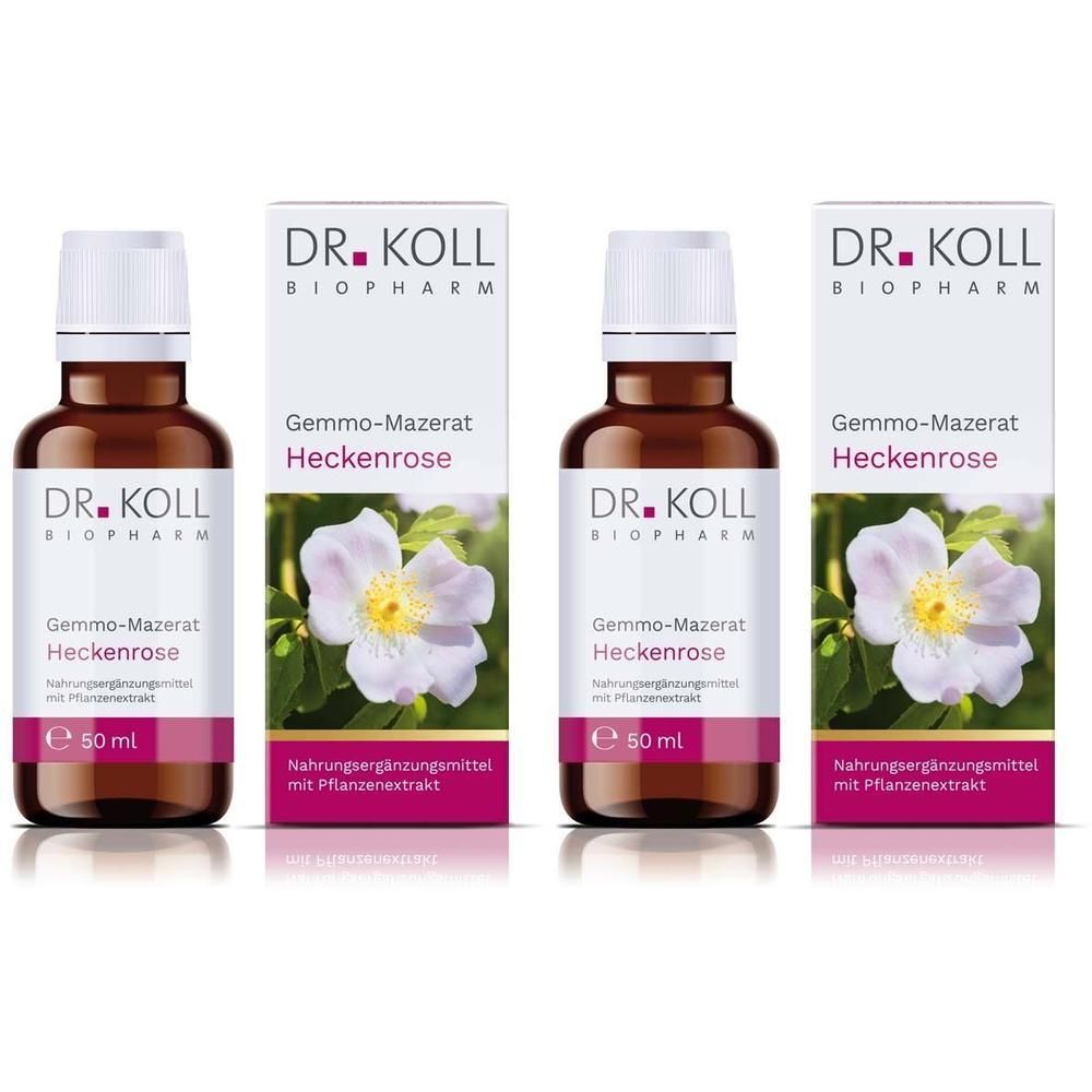 Gemmo-Mazerat Heckenrose Dr.Koll Rosa canina Tro. 2x 2x50 ml Tropfen