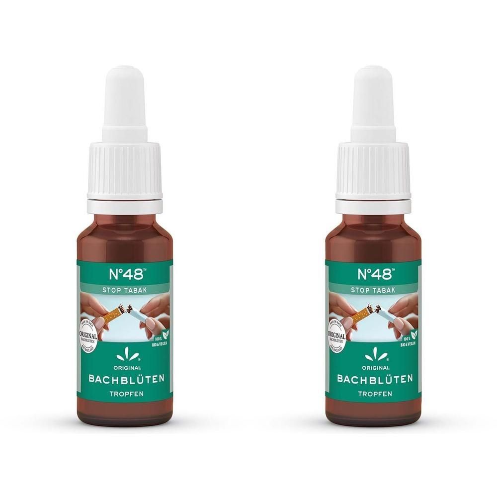 Bachblüten Nr.48 Stop Tabak Tropfen 2x 2x20 ml zum Einnehmen
