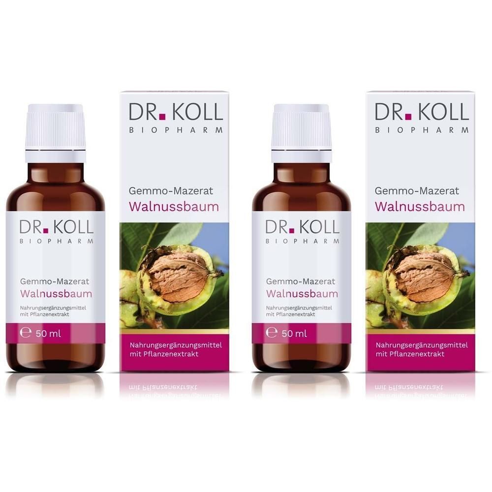 Gemmo-Mazerat Walnussbaum Dr.Koll Juglans reg.Tro. 2x 2x50 ml Tropfen