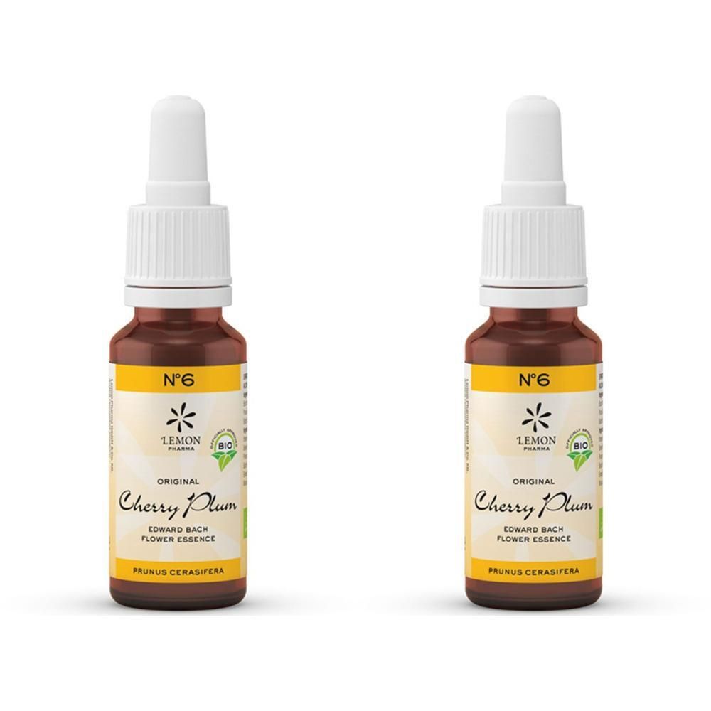 Bachblüten No.6 Cherry Plum Bio 2x 2x20 ml Tropfen