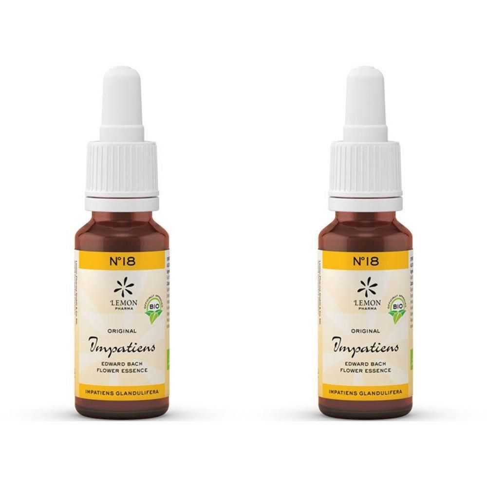 Bachblüten No.18 Impatiens Bio 2x 2x20 ml Lösung
