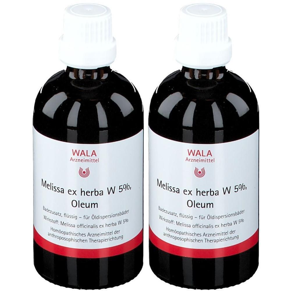 Melissa EX Herba W 5% Oleum 2x 2x100 ml Öl