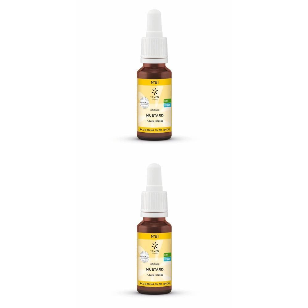 Bachblüten No.21 Mustard Bio 2x 2x20 ml