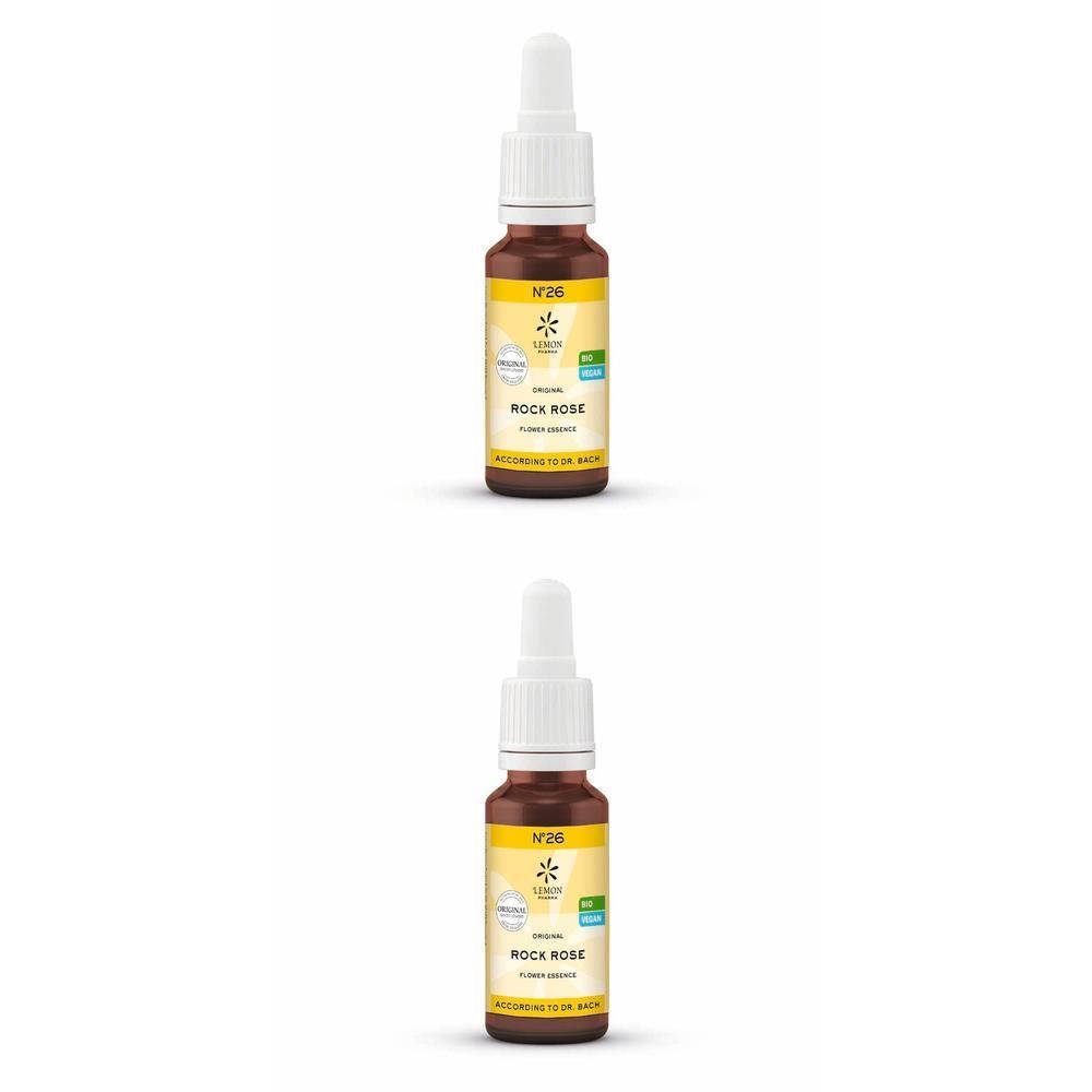 Bachblüten No.26 Rock Rose Bio 2x 2x20 ml