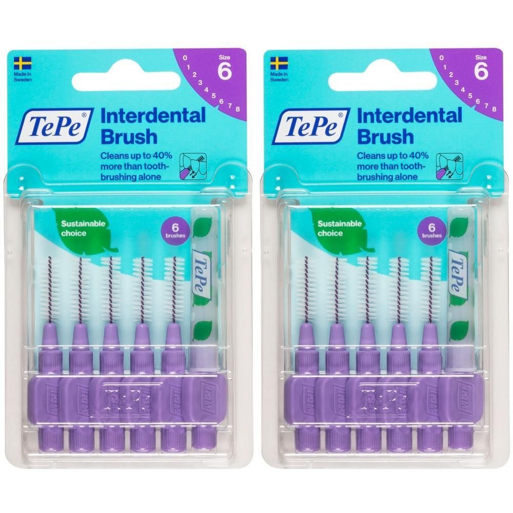 Tepe Interdentalbürste 1,1mm lila 2x 2x6 St Zahnbürste