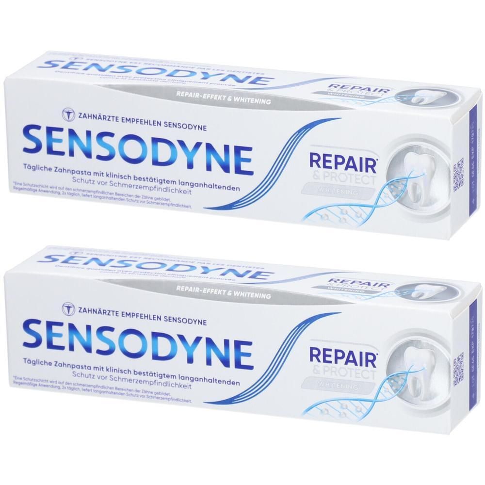 Sensodyne Repair & Protect whitening Zahnpasta 2x 2x75 ml Zahncreme