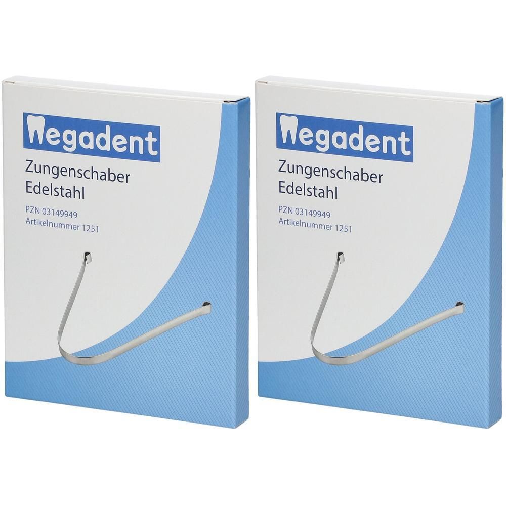 Zungenschaber Edelstahl rostfrei 2x 2x1 St