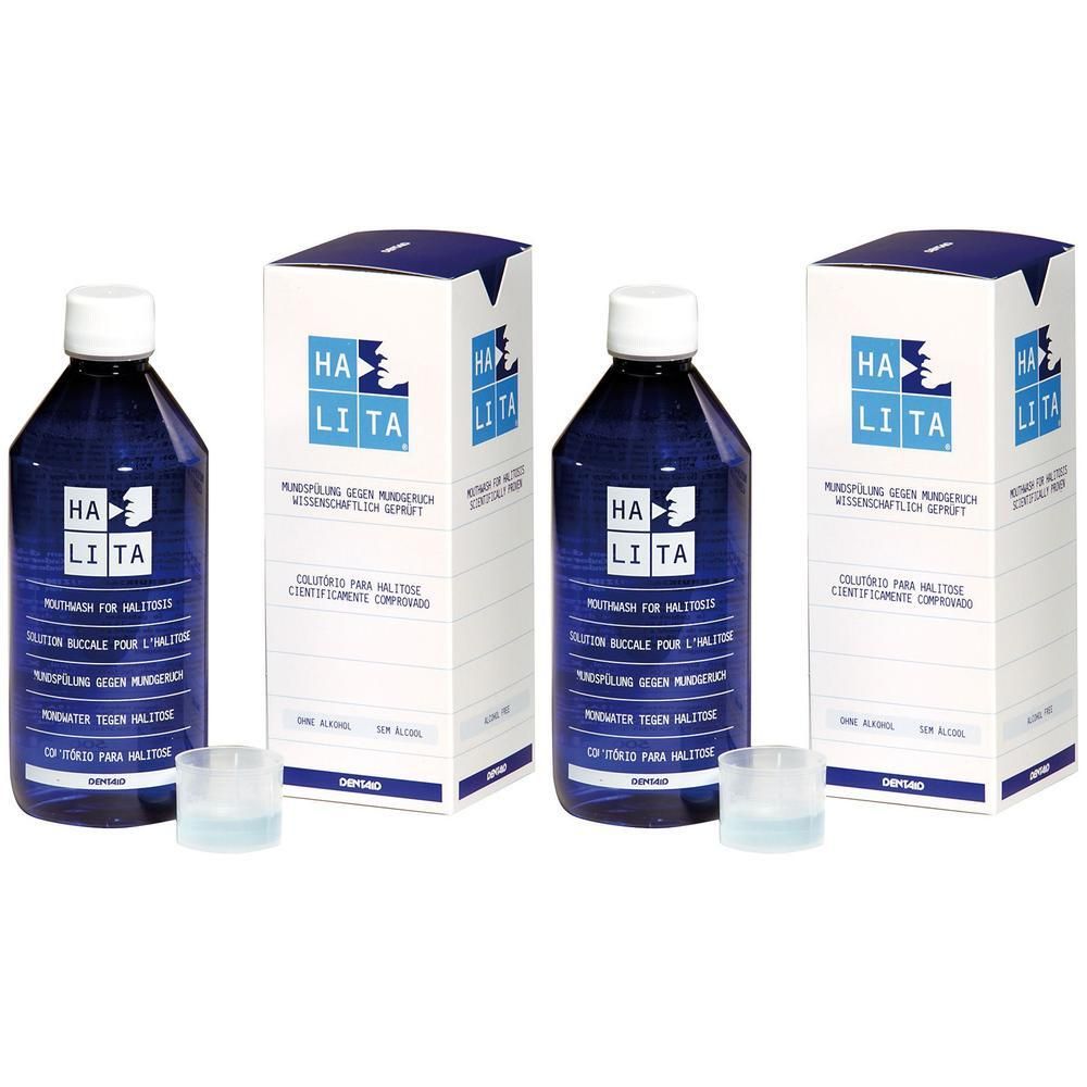 Halita Mundspülung 2x 2x500 ml Mundwasser