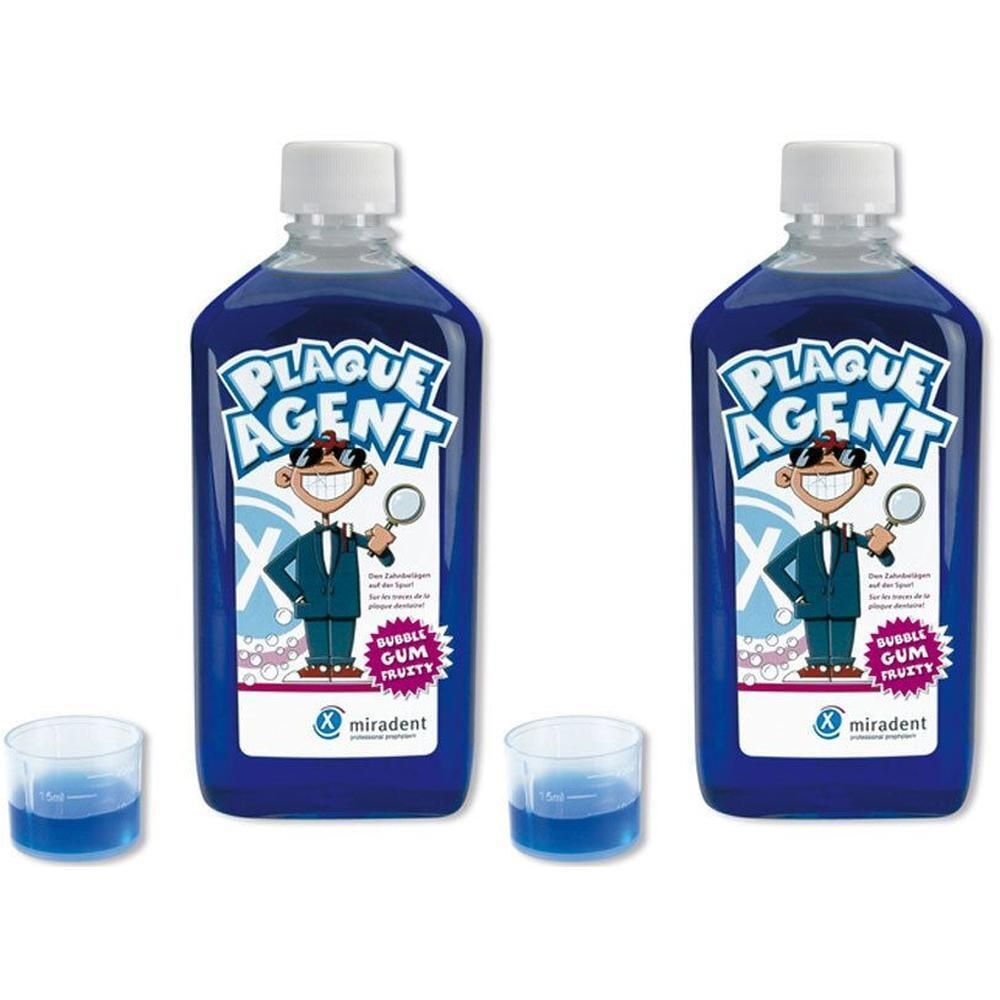 Miradent Plaquetest Lösung Agent 2x 2x500 ml
