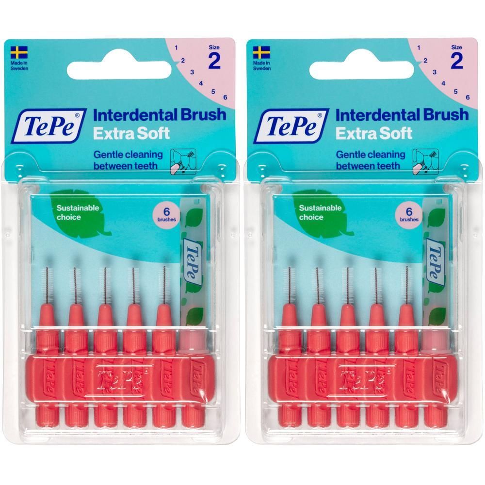 Tepe Interdentalbürste x-weich 0,5mm 2x 2x6 St Zahnbürste