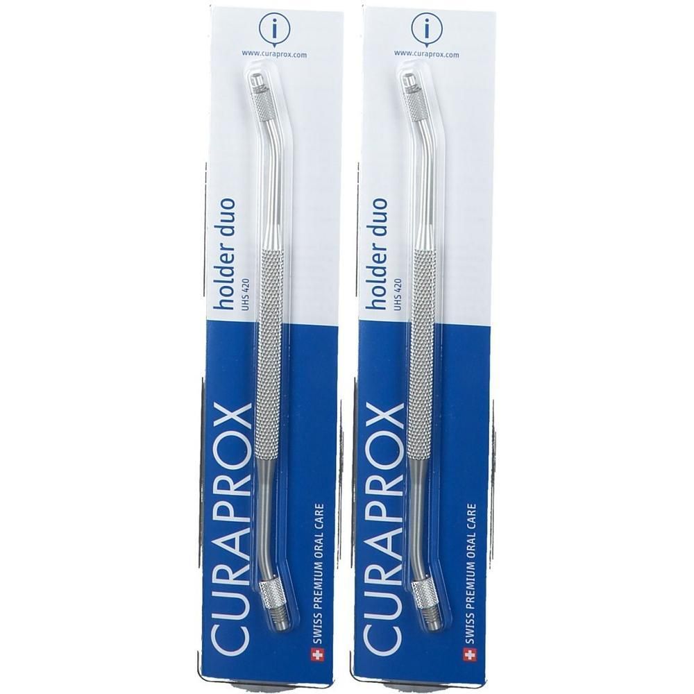 Curaprox UHS 420 duo silber 2x 2x1 St Zahnbürste