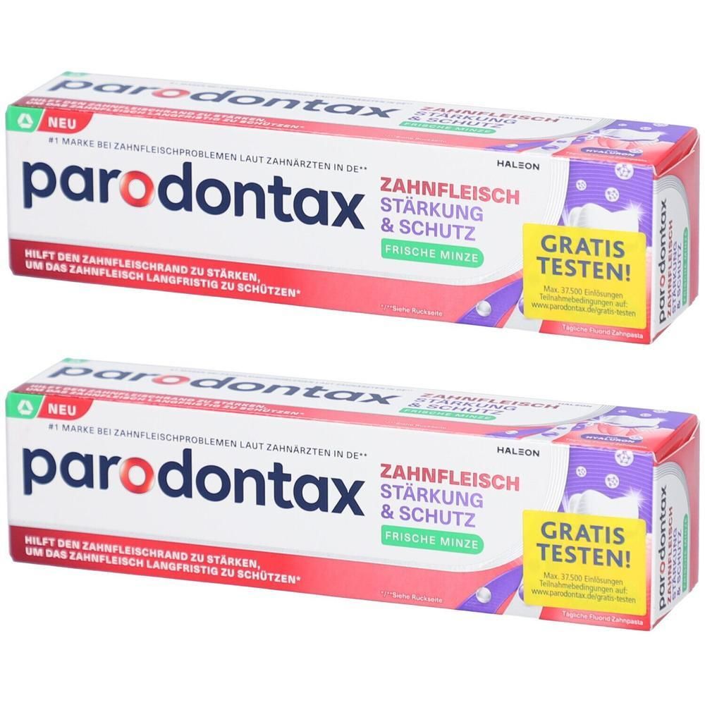Parodontax Zahnfleisch Stärkung & Schutz Zahnpasta 2x 2x75 ml