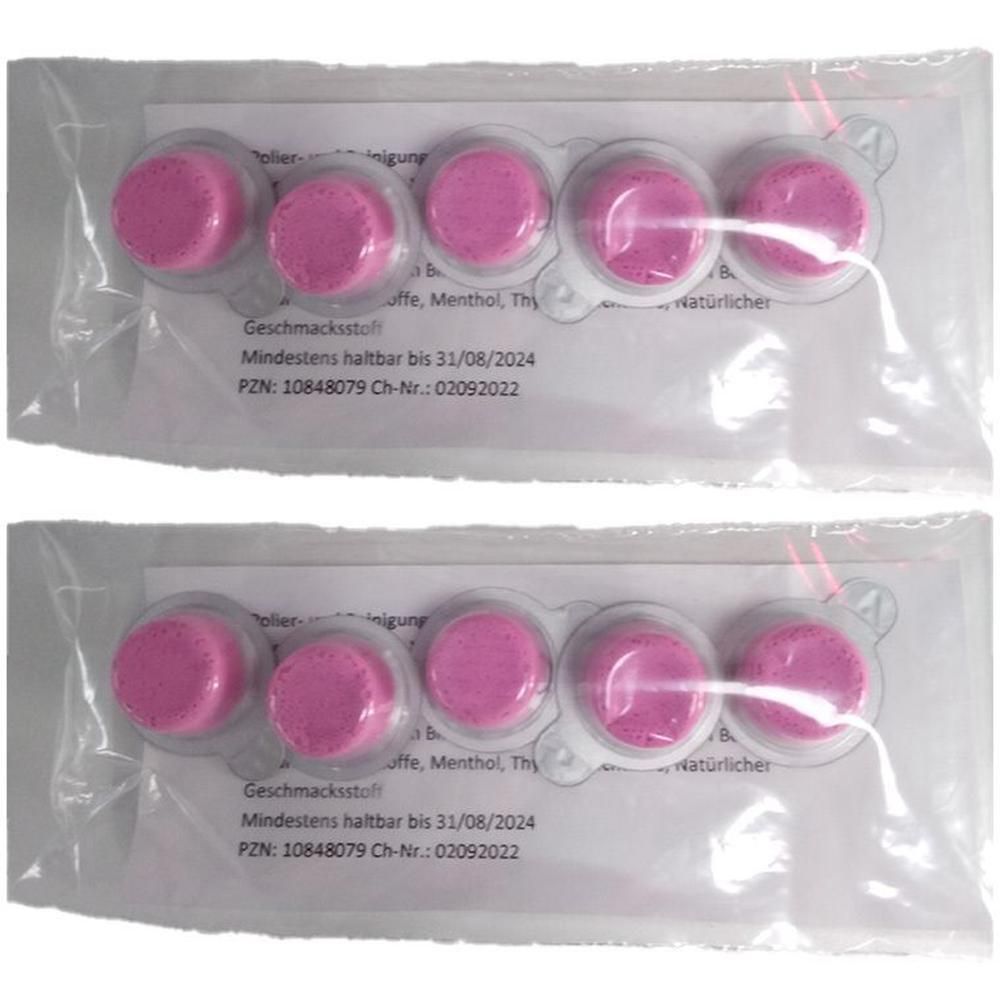Polier- UND Reinigungspaste f.Zähne 5er Pack 2x 2x5x2 g Paste
