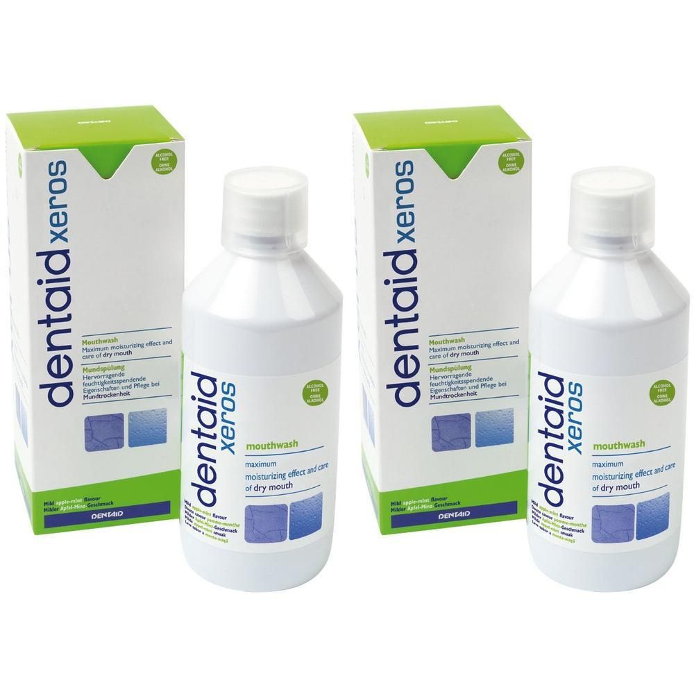 Dentaid xeros Feuchtigkeits-Mundspül.pH nomin.5,9 2x 2x500 ml Mundwasser