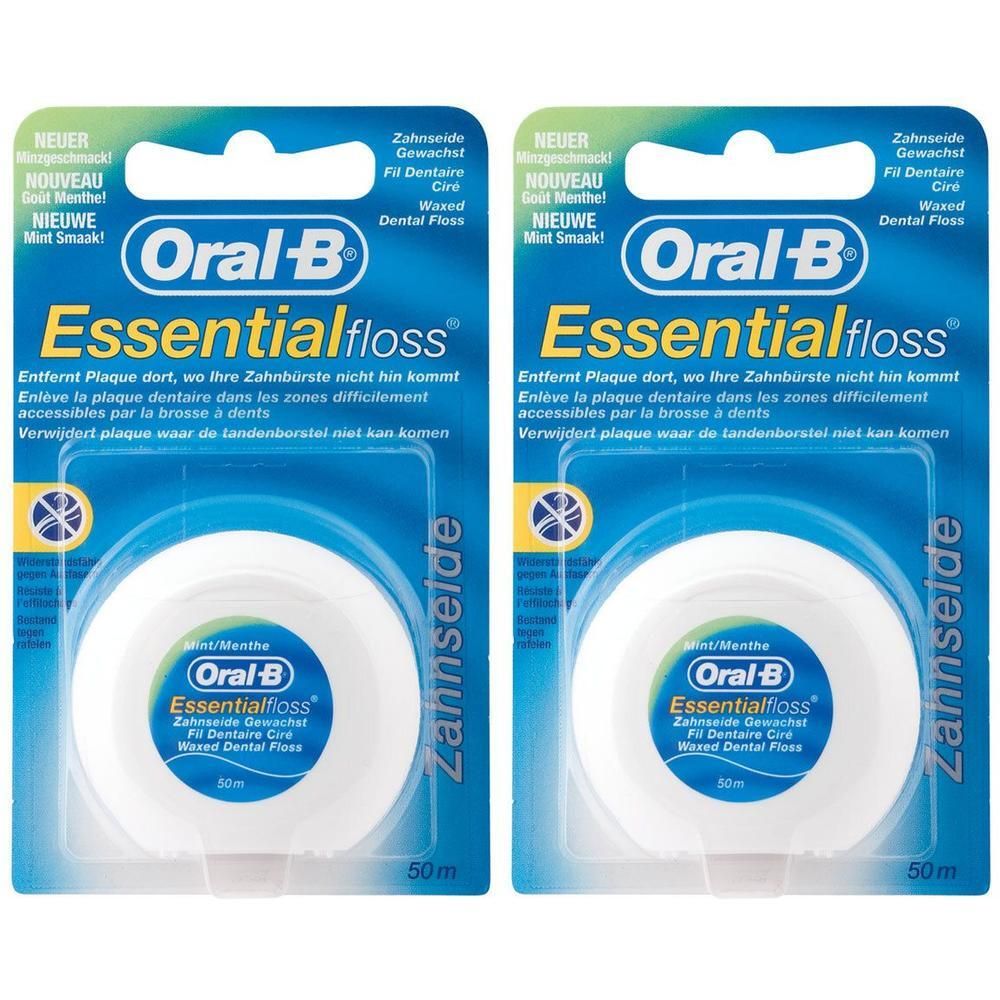 Oral B Zahnseide gewachst mint 50 m 2x 2x1 St