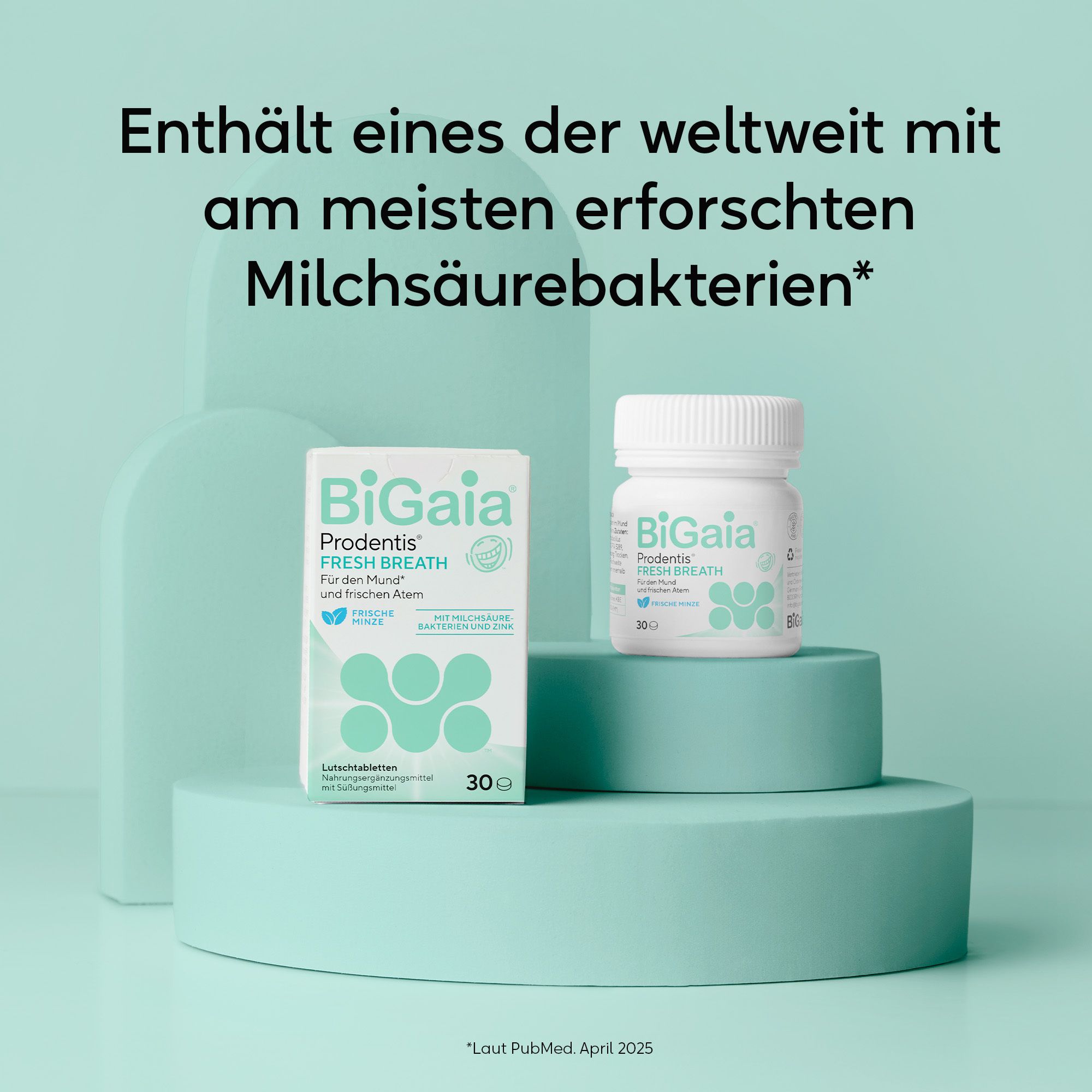 BiGaia Prodentis® Fresh Breath– Probiotische Lutschtabletten Frische Minze