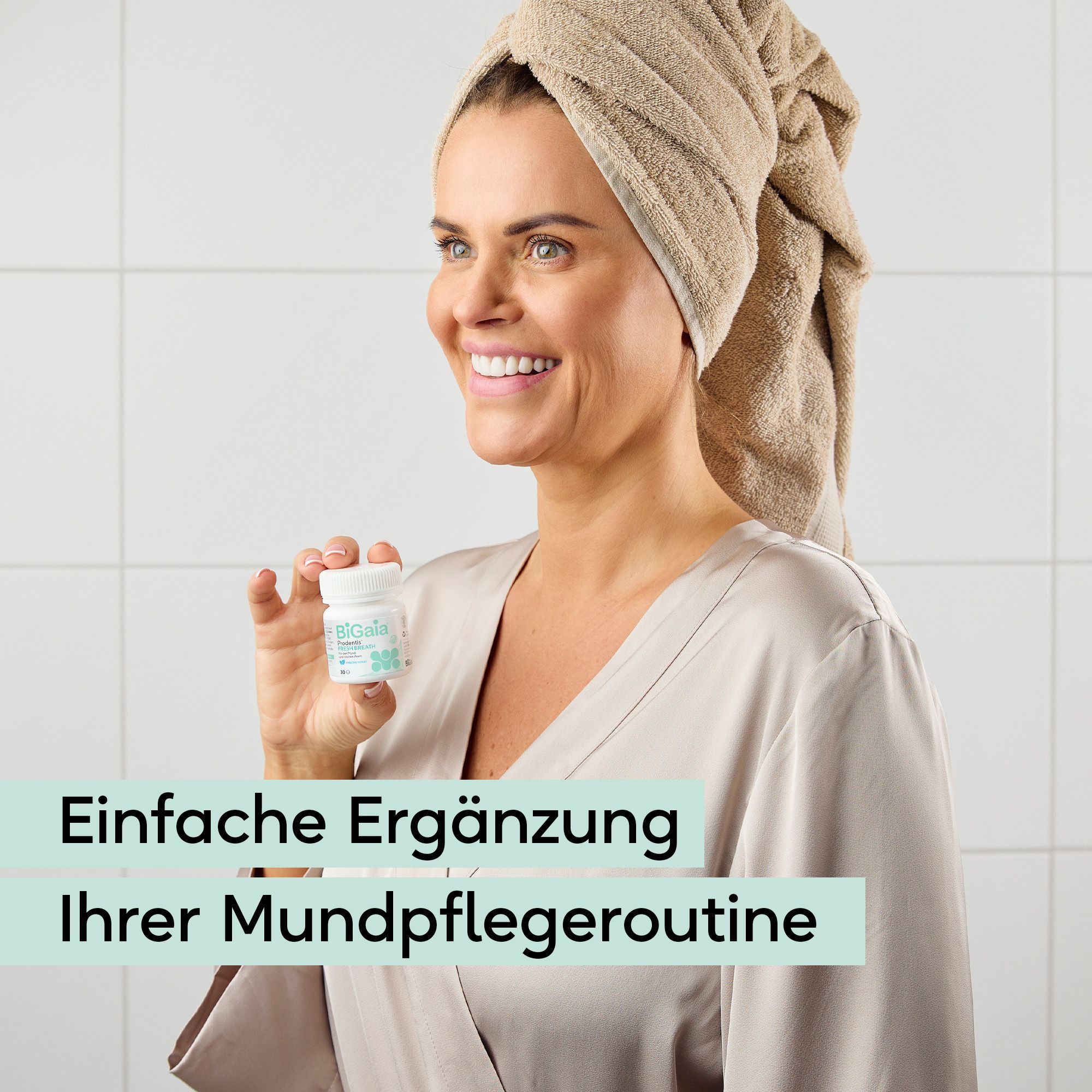 BiGaia Prodentis® Fresh Breath– Probiotische Lutschtabletten Frische Minze