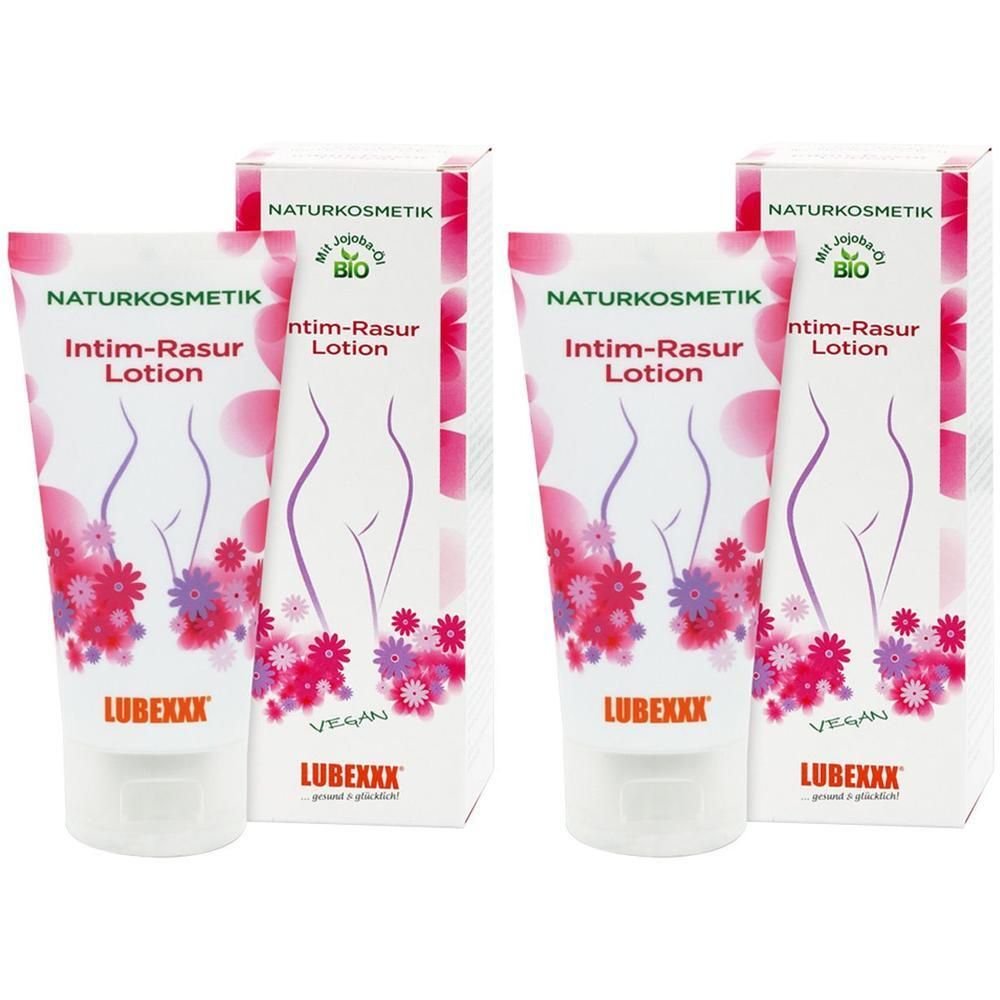 Lubexxx Intim Rasur Lotion pflegt nach Intimrasur 2x 2x50 ml