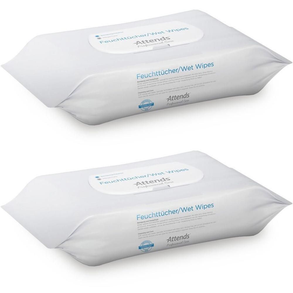 Attends Professional Care Pflegefeuchttücher 2x 2x80 St Tücher