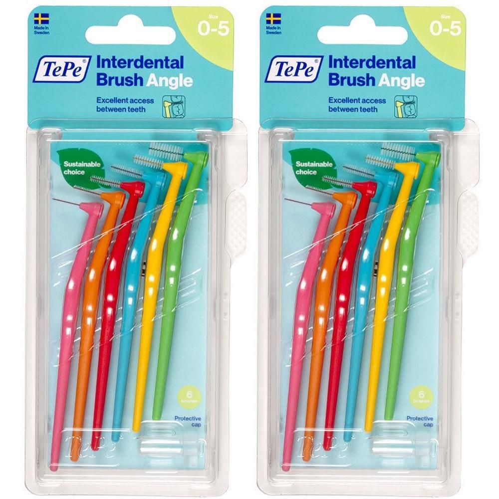Tepe Angle Interdentalbürste gemischt 2x 2x6 St Zahnbürste