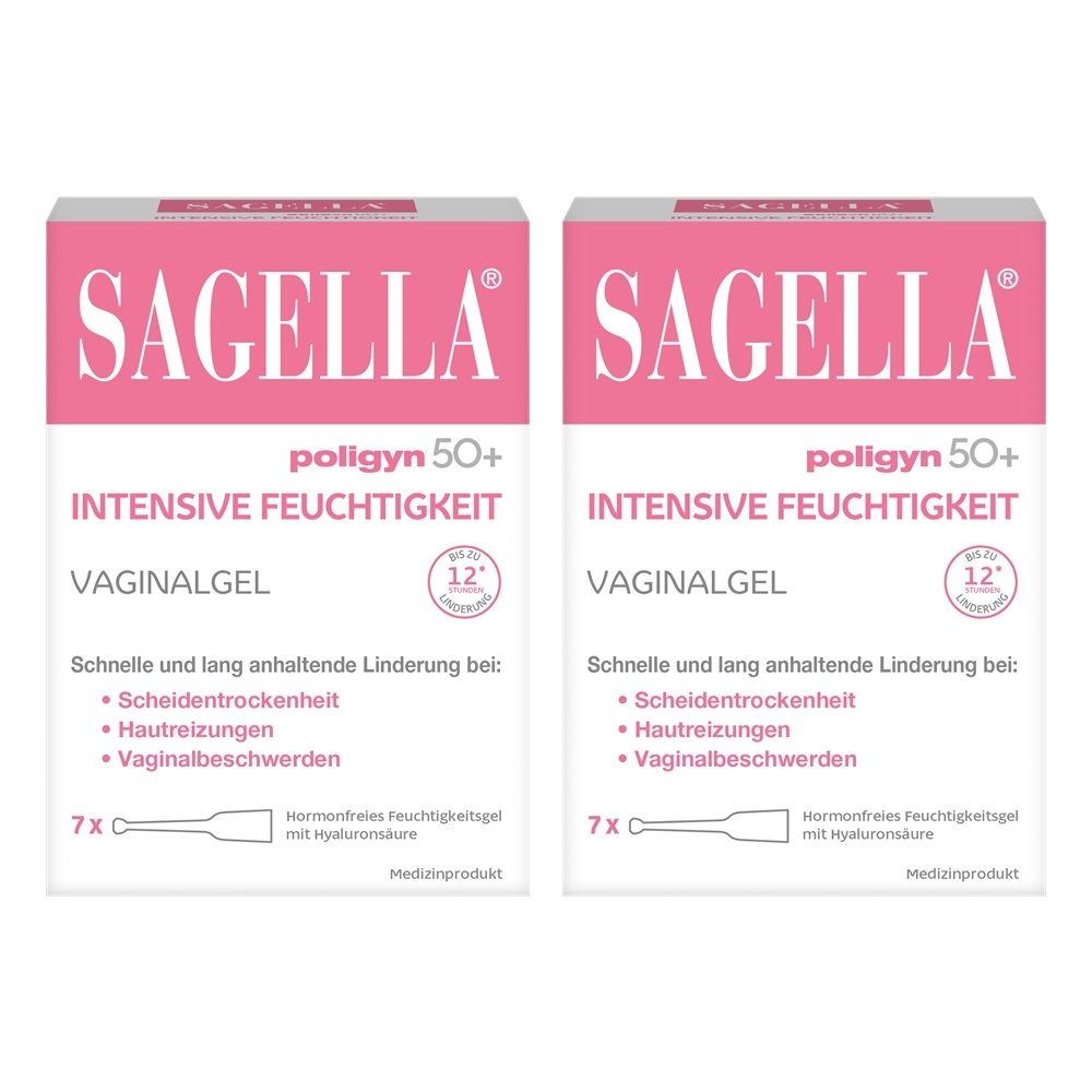 Sagella poligyn 50+ intensive Feuchtigkeit Gel 2x 2x7 St
