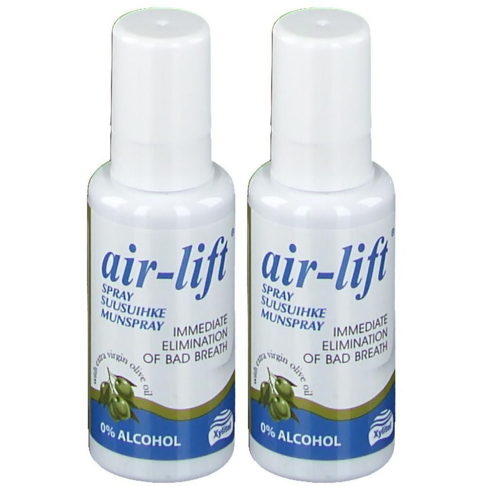 Air-Lift Spray gegen Mundgeruch 2x 2x15 ml Sprühflasche