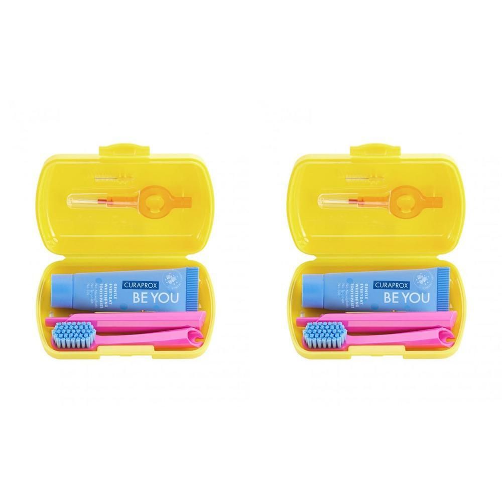 Curaprox Travel-Set gelb 2x 2x1 St