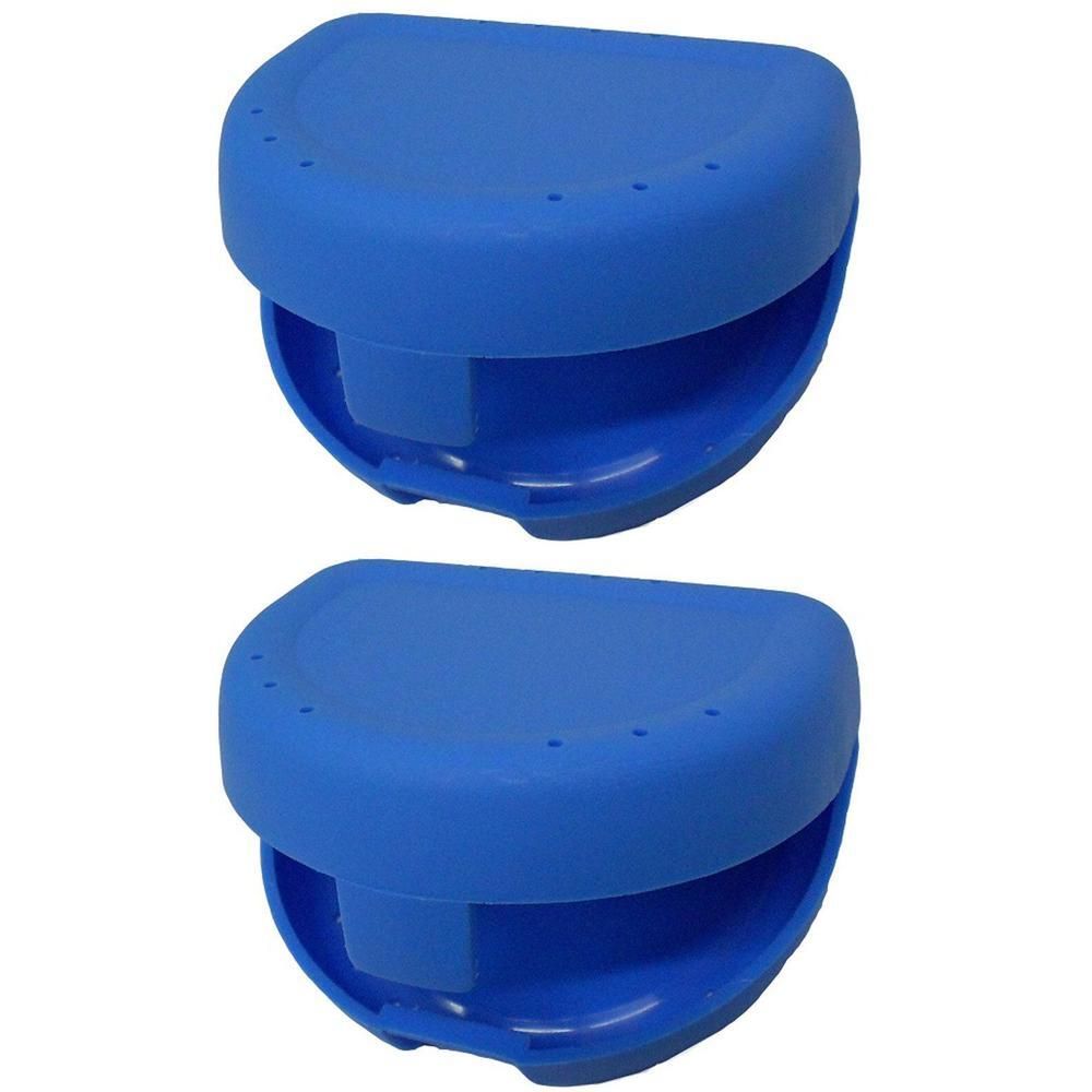 Zahnspangenbox small hellblau 2x 2x1 St