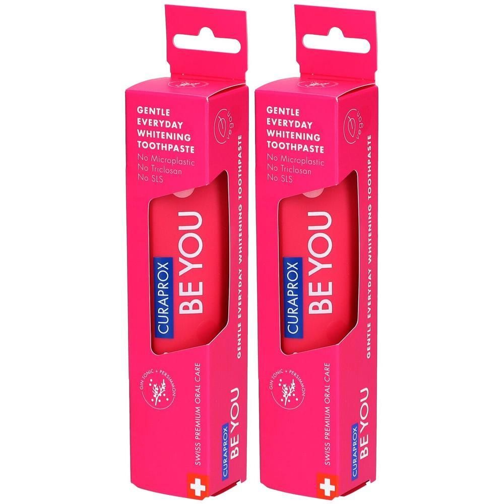 Curaprox be you Zahnpasta Gin Tonic rot 2x 2x60 ml