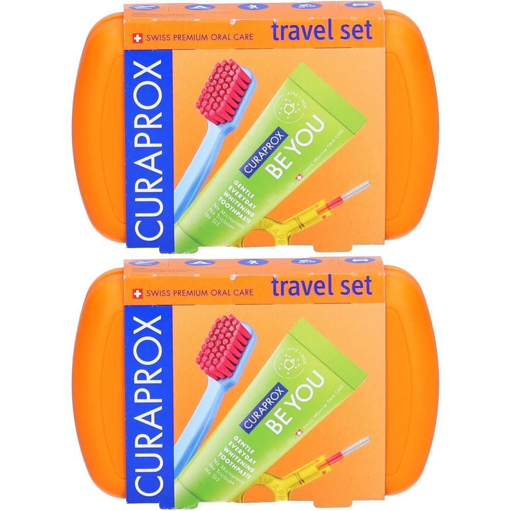 Curaprox Travel-Set orange 2x 2x1 St