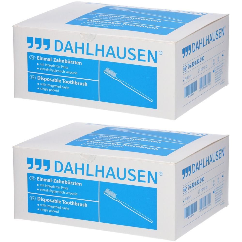 Einmal Zahnbürste m.Paste 2x 2x100 St