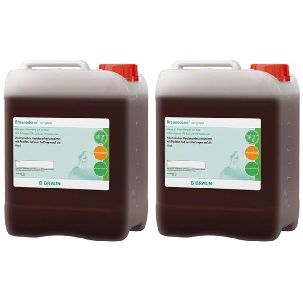 Braunoderm nachgefärbt Lösung 2x 2x1 l