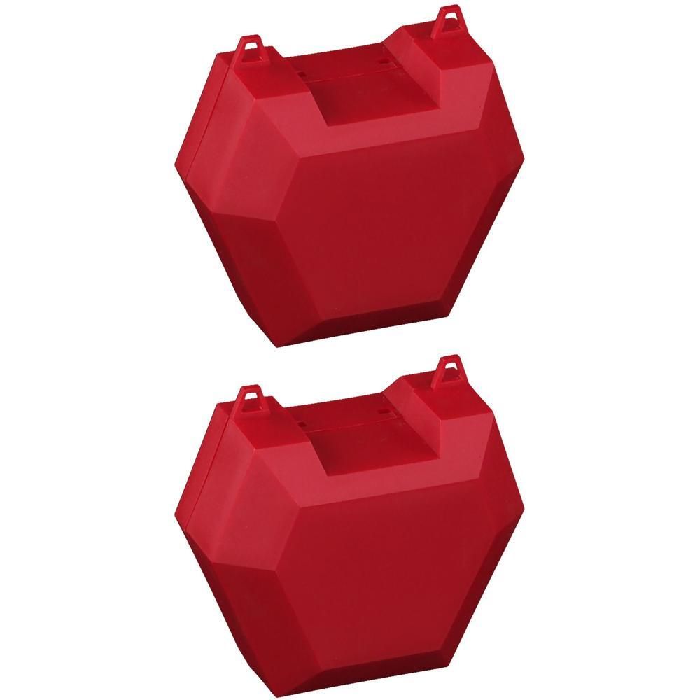 Zahnspangenbox mit Kordel rot 2x 2x1 St